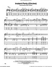 Cover icon of Instant Party (Circles) sheet music for guitar (tablature) by The Who and Pete Townshend, intermediate skill level