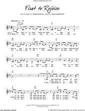 Cover icon of First To Rejoice sheet music for voice and other instruments (fake book) by Debbie Friedman, intermediate skill level