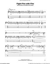 Cover icon of Fight Fire With Fire sheet music for guitar (tablature) by Kansas, Dino Elefante and John Elefante, intermediate skill level