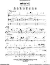 Cover icon of I Need You sheet music for guitar (tablature) by The Who and Keith Moon, intermediate skill level