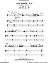 Cover icon of One Year Of Love sheet music for guitar (tablature) by Queen and John Deacon, intermediate skill level