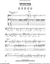 Cover icon of Kill The King sheet music for guitar (tablature) by Megadeth and Dave Mustaine, intermediate skill level