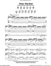 Cover icon of Time: The End sheet music for guitar (tablature) by Megadeth, Bud Prager and Dave Mustaine, intermediate skill level