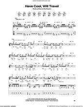 Cover icon of Have Cool, Will Travel sheet music for guitar (tablature) by Megadeth and Dave Mustaine, intermediate skill level