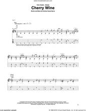 Cover icon of Cherry Wine sheet music for guitar (tablature) by Hozier and Andrew Hozier-Byrne, intermediate skill level
