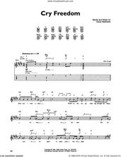 Cover icon of Cry Freedom sheet music for guitar (tablature) by Dave Matthews Band, intermediate skill level
