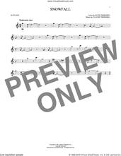 Cover icon of Snowfall sheet music for alto saxophone solo by Claude Thornhill, Tony Bennett, Claude & Ruth Thornhill and Ruth Thornhill, intermediate skill level