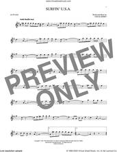 Cover icon of Surfin' U.S.A. sheet music for alto saxophone solo by The Beach Boys and Chuck Berry, intermediate skill level