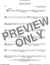Cover icon of Splish Splash sheet music for violin solo by Bobby Darin and Murray Kaufman, intermediate skill level