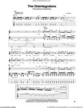 Cover icon of The Disintegrators sheet music for guitar (tablature) by Megadeth and Dave Mustaine, intermediate skill level