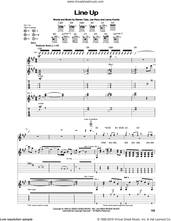 Cover icon of Line Up sheet music for guitar (tablature) by Aerosmith, Joe Perry, Lenny Kravitz and Steven Tyler, intermediate skill level