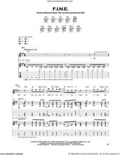 Cover icon of F.I.N.E. sheet music for guitar (tablature) by Aerosmith, Desmond Child, Joe Perry and Steven Tyler, intermediate skill level