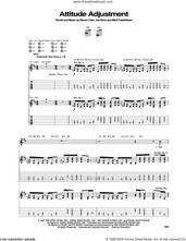 Cover icon of Attitude Adjustment sheet music for guitar (tablature) by Aerosmith, Joe Perry, Marti Frederiksen and Steven Tyler, intermediate skill level