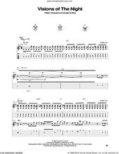 Cover icon of Visions Of The Night sheet music for guitar (tablature) by The Police and Sting, intermediate skill level