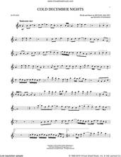 Cover icon of Cold December Nights sheet music for alto saxophone solo by Boyz II Men, Michael Buble, Michael McCary and Shawn Stockman, intermediate skill level
