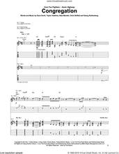 Cover icon of Congregation sheet music for guitar (tablature) by Foo Fighters, Chris Shiflett, Dave Grohl, Georg Ruthenberg, Nate Mendel and Taylor Hawkins, intermediate skill level