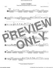 Cover icon of Love Story sheet music for viola solo by Francis Lai, classical score, intermediate skill level