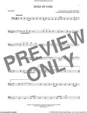 Cover icon of Duke Of Earl sheet music for trombone solo by Gene Chandler, Bernice Williams, Earl Edwards and Eugene Dixon, intermediate skill level
