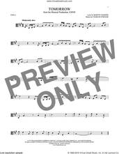 Cover icon of Tomorrow sheet music for viola solo by Charles Strouse and Martin Charnin, intermediate skill level