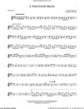 Cover icon of A Thousand Miles sheet music for tenor saxophone solo by Vanessa Carlton, intermediate skill level
