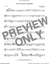 Cover icon of You've Got A Friend sheet music for alto saxophone solo by James Taylor and Carole King, intermediate skill level