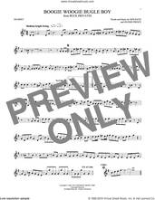 Cover icon of Boogie Woogie Bugle Boy sheet music for trumpet solo by Andrews Sisters, Bette Midler, Don Raye and Hughie Prince, intermediate skill level