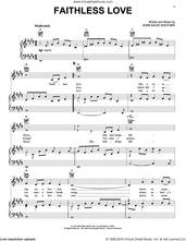 Cover icon of Faithless Love sheet music for voice, piano or guitar by John David Souther, intermediate skill level