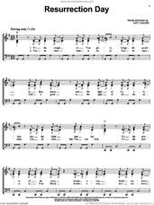 Cover icon of Resurrection Day sheet music for voice, piano or guitar by Matt Maher, intermediate skill level