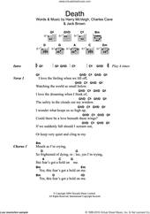 Cover icon of Death sheet music for guitar (chords) by White Lies, Charles Cave, Harry McVeigh and Jack Brown, intermediate skill level