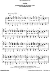 Cover icon of Juliet sheet music for piano solo by LAWSON, Andrew Brown, Carl Falk, Eric Turner and Michel Zitron, easy skill level