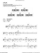 Cover icon of Lyla sheet music for piano solo (chords, lyrics, melody) by Oasis and Noel Gallagher, intermediate piano (chords, lyrics, melody)