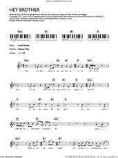 Cover icon of Hey Brother sheet music for piano solo (chords, lyrics, melody) by Avicii, Ash Pournouri, Salem Al Fakir, Tim Bergling, Veronica Maggio and Vincent Pontare, intermediate piano (chords, lyrics, melody)