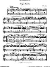 Cover icon of Gypsy Rondo sheet music for piano solo by George Frideric Handel and Franz Joseph Haydn, classical score, intermediate skill level
