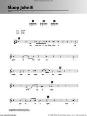 Cover icon of Sloop John B sheet music for piano solo (chords, lyrics, melody)  and The Beach Boys, intermediate piano (chords, lyrics, melody)