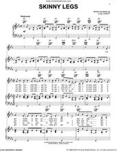 Cover icon of Skinny Legs sheet music for voice, piano or guitar by Lyle Lovett, intermediate skill level