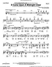 Cover icon of It Came upon a Midnight Clear sheet music for concert band (orchestration) by Dan Galbraith and Edmund Sears/Richard Willis/Dan Galbraith, intermediate skill level