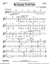 Cover icon of My Country Tis of Thee sheet music for concert band (orchestration) by Dan Galbraith and Samuel Smith/Dan Galbraith, intermediate skill level