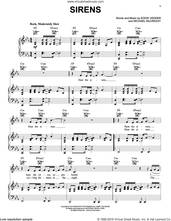 Cover icon of Sirens sheet music for voice, piano or guitar by Pearl Jam, Eddie Vedder and Michael McCready, intermediate skill level