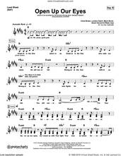 Cover icon of Open Up Our Eyes sheet music for concert band (orchestration) by Dan Galbraith and Wade Joye, intermediate skill level