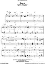 Cover icon of Laura sheet music for piano solo by Billy Eckstine, David Raksin and Johnny Mercer, easy skill level