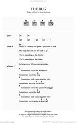 Cover icon of The Bug sheet music for guitar (chords) by Dire Straits and Mark Knopfler, intermediate skill level