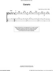 Cover icon of Canario sheet music for guitar solo (chords) by Carlo Calvi, classical score, easy guitar (chords)
