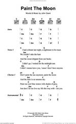 Cover icon of Paint The Moon sheet music for guitar (chords) by The Czars and John Grant, intermediate skill level