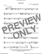 Cover icon of Heaven sheet music for tenor saxophone solo by Bryan Adams and Jim Vallance, intermediate skill level