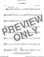 Cover icon of La Bamba sheet music for alto saxophone solo by Ritchie Valens and Los Lobos, intermediate skill level