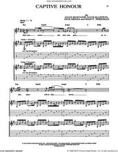 Cover icon of Captive Honour sheet music for guitar (tablature) by Megadeth, Dave Ellefson, Dave Mustaine, Marty Friedman and Nick Menza, intermediate skill level