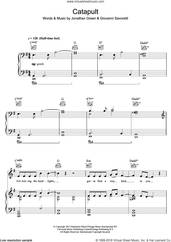 Cover icon of Catapult sheet music for voice, piano or guitar by Jonathan Green, Jack Savoretti and Giovanni Savoretti, intermediate skill level