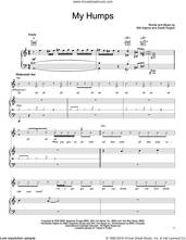 Cover icon of My Humps sheet music for voice, piano or guitar by Black Eyed Peas, David Payton and Will Adams, intermediate skill level