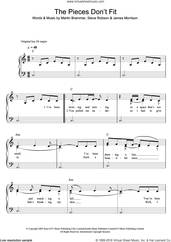 Cover icon of The Pieces Don't Fit Anymore sheet music for piano solo by James Morrison, Martin Brammer and Steve Robson, easy skill level