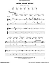 Cover icon of Three Times A Fool sheet music for guitar (tablature) by Otis Rush, intermediate skill level